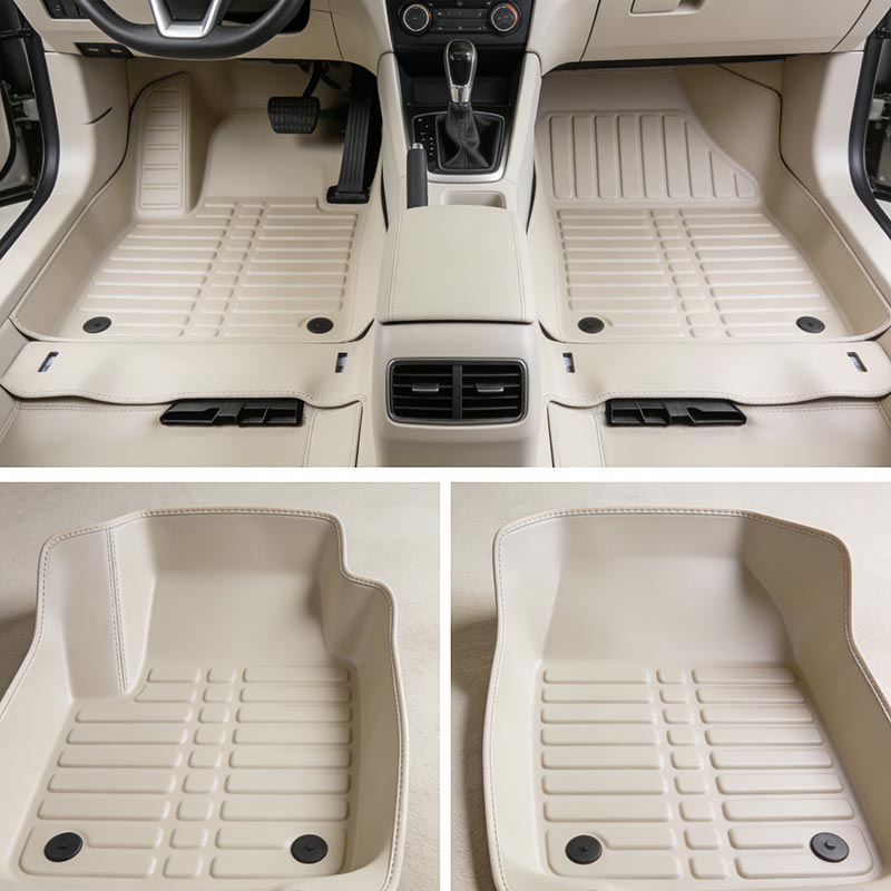 청소가 쉬운 자동차 바닥 매트 세트